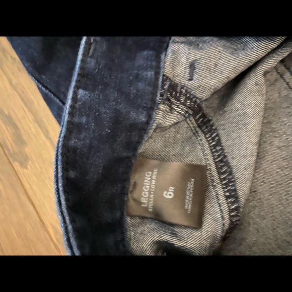 Express leggings jeans low rise dark size 6 - Picture 5 of 5